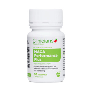 Clinicians MACA Performance Plus 60 Vege Caps