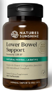 Natures Sunshine: Nature's Sunshine Lower Bowel Support 100 capsules