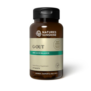 Natures Sunshine: Nature's Sunshine Gout 60 tablets