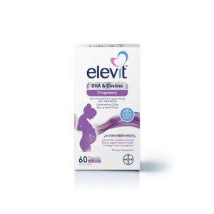 Breastfeeding Aids: Elevit DHA & Choline Pregnancy 60 Caps