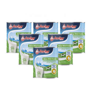 Anchor skim milk powder for adults canned 900g*6