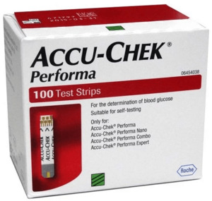 Accu Chek performa 100 test strip