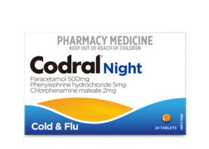 Codral Night 24 tablets