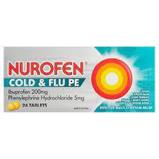 Nurofen PE cold and flu 24 tablets