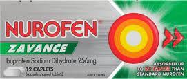 Anti Inflammatories: Nurofen Zavance Caplets 12