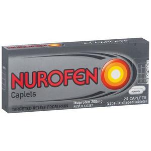 Anti Inflammatories: Nurofen Caplets 200MG 24