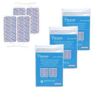 Incontinence: Carbon Mesh Electrode Pads 50x100mm Pack Of 4