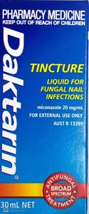 Daktarin Fungal Nail Tincture 30ml - Miconazole 20mg/ml for Fungal Nail Infections