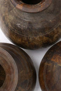 Decor Vases: Original Wooden Water Pot