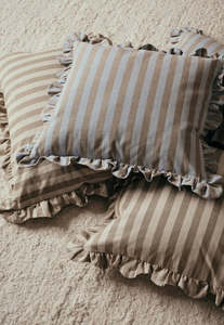 Cushion Cover Ina - Brown Kelp/Castle Beige 40 x60cm