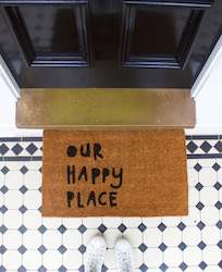 Doormats: OUR HAPPY PLACE