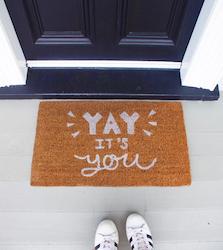 Doormats: YAY IT'S YOU