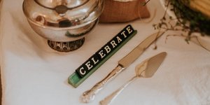 Silver Plated Cake Knife and Slice Set - Dooley Street Styling