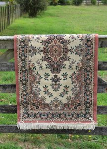 Small Pink and Blue Rug - Dooley Street Styling