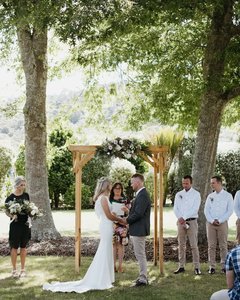 Wooden Arch - Dooley Street Styling