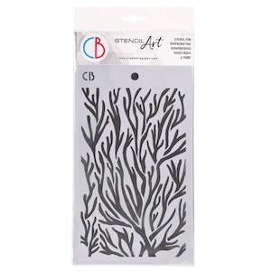 Stencil Art Stencil - Corals