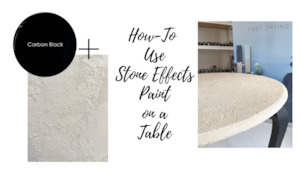 How-To Use Stone Effects on a Table Top