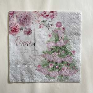 Christmas: Napkin - Reves de Noel