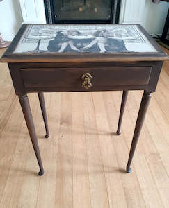 Painted Furniture: Cafe Ladies Table