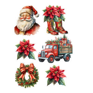 Christmas Decoupage Papers: Christmas Transfer - Christmas 1