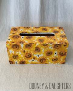 Photo Frames: Sunflower Rectangle Tissue Box
