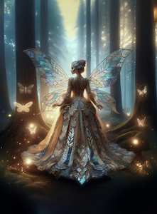 Mint Large Decoupage Papers: Enchanted Glow Decoupage Paper