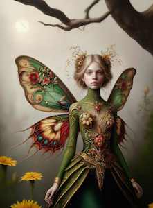 Mint Large Decoupage Papers: Forest Muse Decoupage Paper - AVAILABLE FOR PRE-ORDER