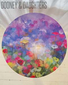 Field of Mauve One Side Table