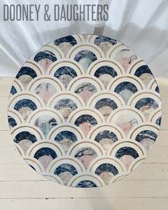 Side Tables: SOLD - Marbled Scales Side Table