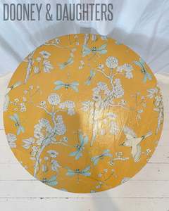 Yellow Chinoiserie Side Table