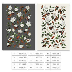 Magnolia Delight Thermal Fusion Transfer