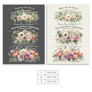 Elegant Florals Thermal Fusion Transfer