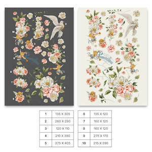 Angelic Blossoms Thermal Fusion Transfer