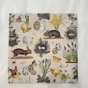 Easter Decoupage Papers Transfers: Napkin - Easter Time Cream