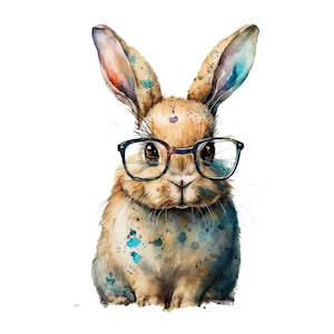 Easter Decoupage Papers Transfers: Easter Transfer - Funny Bunny - AVAILABLE FOR PRE-ORDER