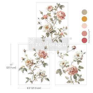 ReDesign Transfer Middy - Creamy Blush Blooms