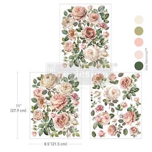 Midi Transfers: ReDesign Transfer Middy - Blush Blossoms