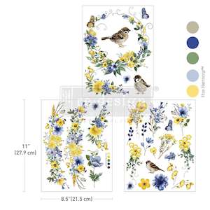 Midi Transfers: ReDesign Transfer Middy - Sunlit Aviary