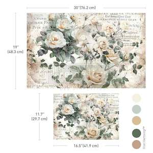 Redesign Decoupage Fiber Papers: Decoupage Fiber - My Garden Whimsy