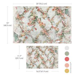 Decoupage Fiber - Jardin Fleuri