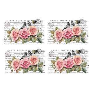 White Cloud Decor Transfers: Carte Postale Transfer - Carte Postale 12a - AVAILABLE FOR PRE-ORDER