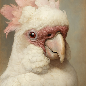 Mint Large Decoupage Papers: Major Mitchell (White Cockatoo) Decoupage Paper - AVAILABLE FOR PRE-ORDER