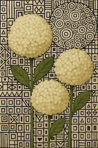 White Hydrangea Decoupage Paper - AVAILABLE FOR PRE-ORDER