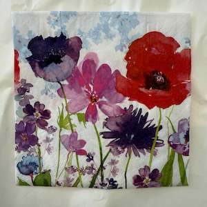Napkins: Napkin - Meadow Of Flowers