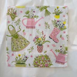 Napkins: Napkin - My Lovely Garden