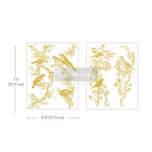 ReDesign Gold Foil Transfer Middy - Golden Serenade