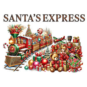 Christmas: Christmas Transfer - Santas Express - AVAILABLE FOR PRE-ORDER