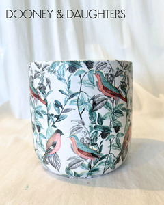 Decorated Ceramics: Large Pot - Tropical Birds