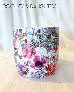 Decorated Ceramics: Large Pot - Floral Poem