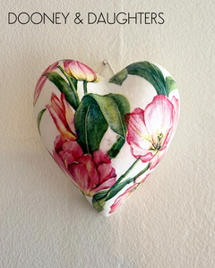 Decorated Ceramics: Mini Heart - Tulip Line